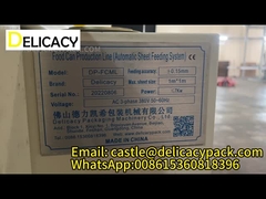 سیستم بارگذاری اتوماتیک و سیستم تغذیه ورق برای خط ساخت پایین 83 / 99 / 127mm