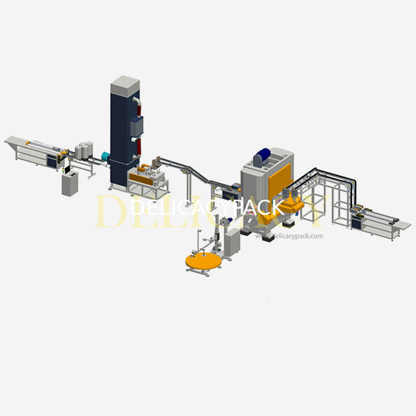 3 فاز 380 ولت آسان دستگاه انتهای باز اتوماتیک برای ساخت درب های انتهای قوطی قلع