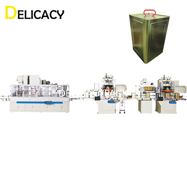 خط تولید قوطی قلع اتوماتیک 20 CPM، ماشین ساخت قلع مربع بزرگ دارای گواهینامه CE