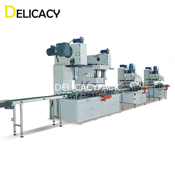 خط تولید قوطی قلع اتوماتیک 35 کیلووات برای ساخت سطل قوطی صنعتی شیمیایی