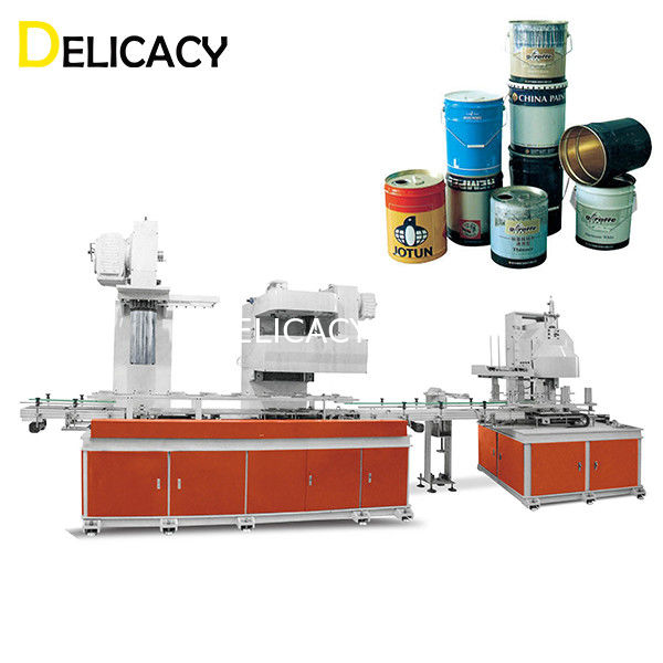 خط تولید ماشین آلات ساخت قوطی قلع 25 کیلووات 30 CPM برای بدنه سطل