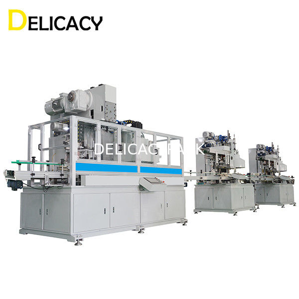 دستگاه ساخت قوطی قلع اتوماتیک 30 CPM برای ساخت بدنه های مربع مستطیل شکل کوچک