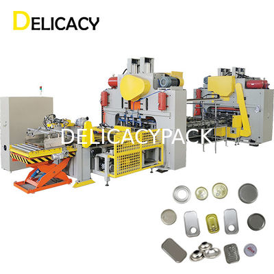 خط تولید قوطی قلع CNC تمام اتوماتیک، پرس خوراک ورق قلع بند انتهایی EOE